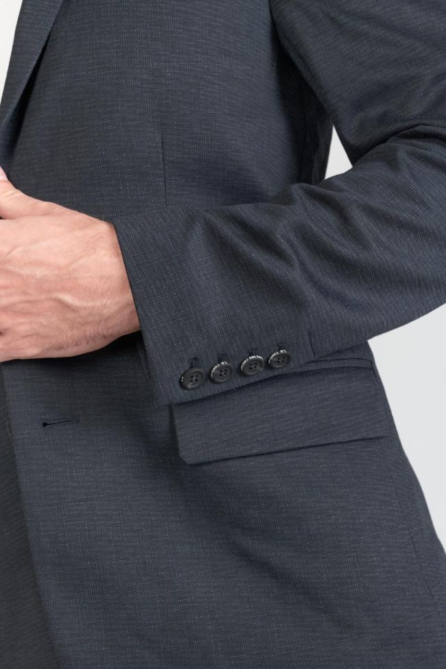 Blazer Cinel in schwarz meliert blau