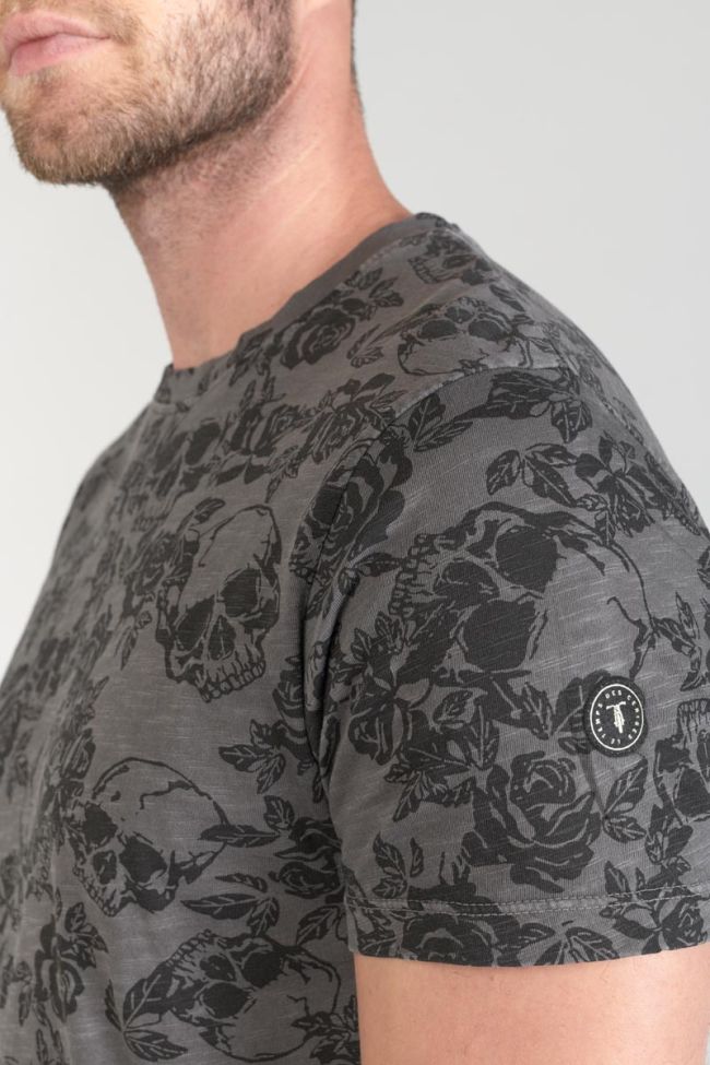 T-Shirt Facto in Grau und Schwarz