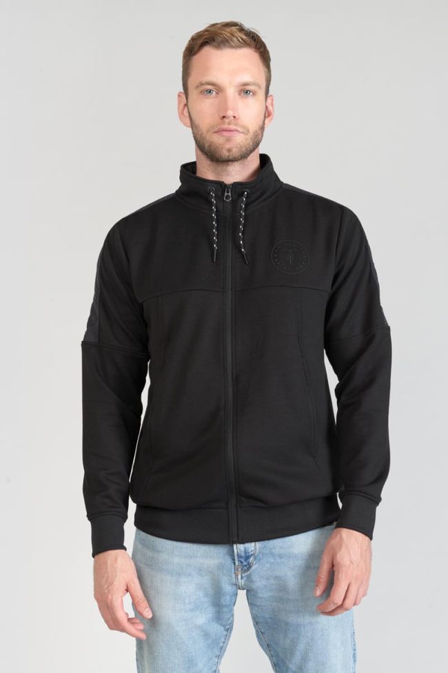 Sweatshirt Gimo mit Reißverschluss in schwarz