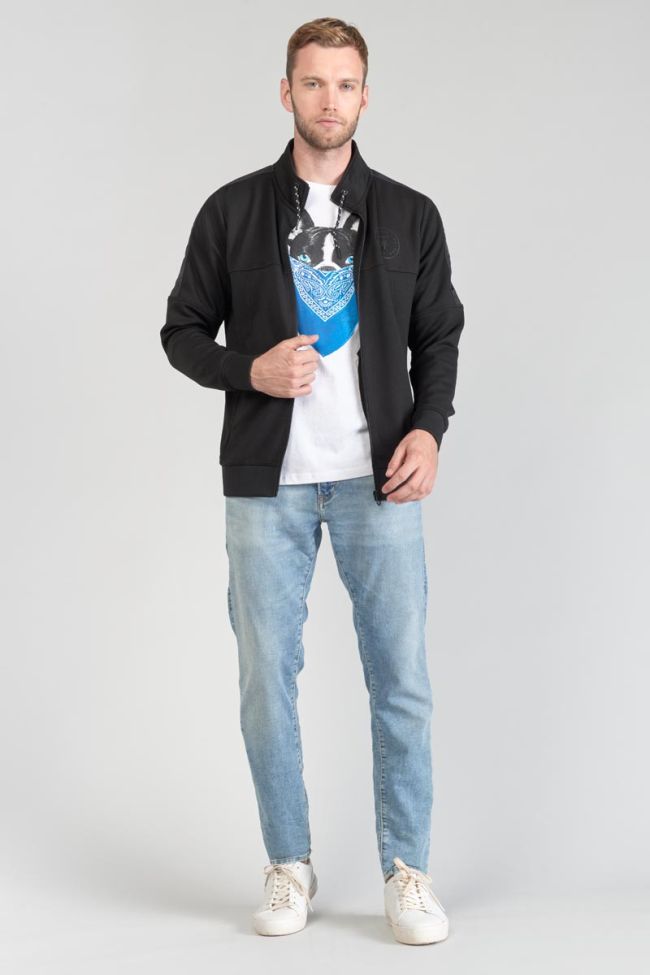 Sweatshirt Gimo mit Reißverschluss in schwarz