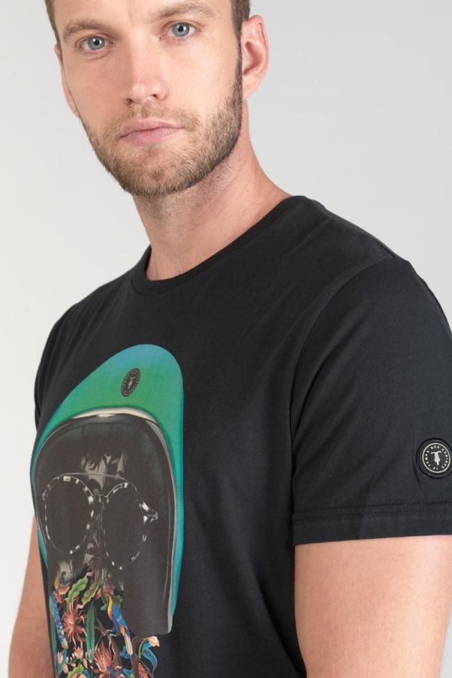 T-Shirt Gregor schwarz mit Druck