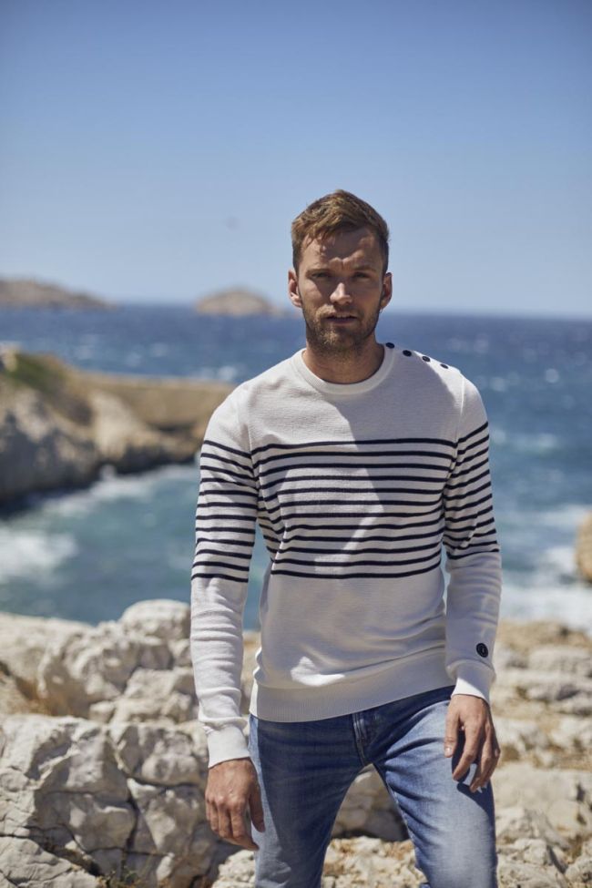 Pullover Loral mit Marinièremuster