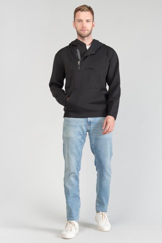 Sweatshirt Provis mit Kapuze in schwarz