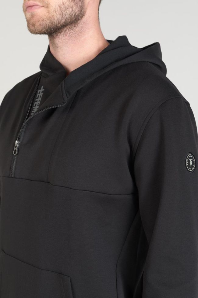 Sweatshirt Provis mit Kapuze in schwarz
