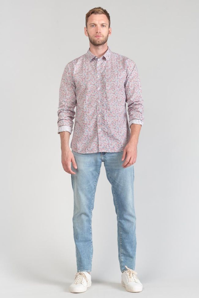 Hemd Rodel mit Blumenmuster in Rot und Blau