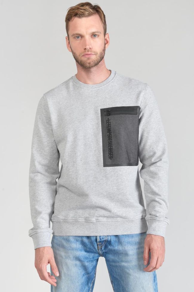 Sweatshirt Stipa in grau meliert