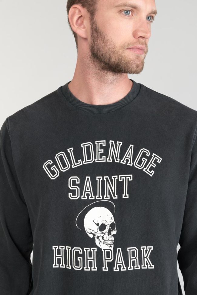 Sweatshirt Tubur in verwaschenem Schwarz