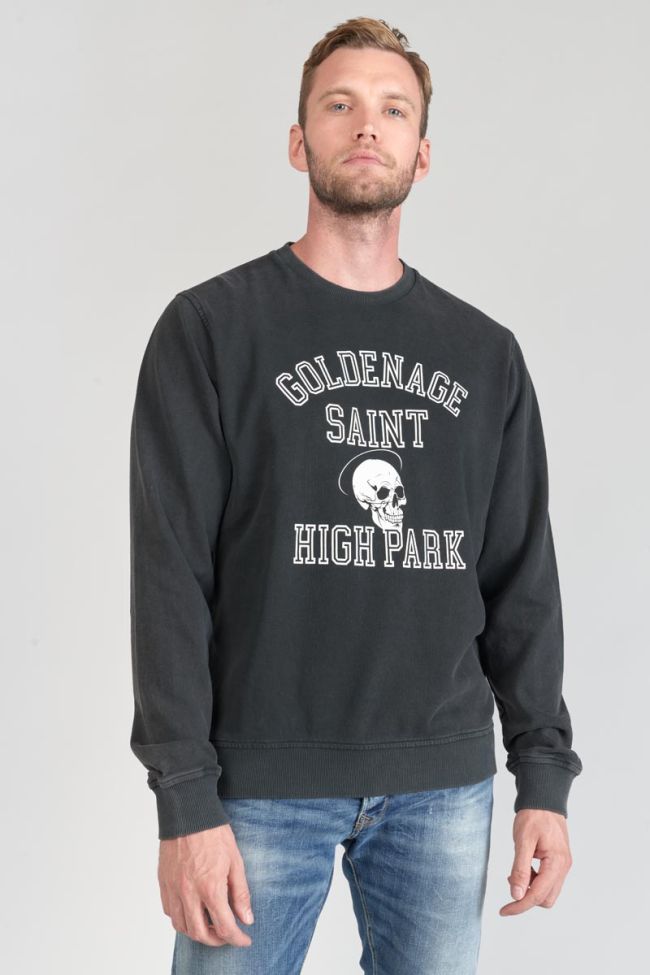 Sweatshirt Tubur in verwaschenem Schwarz