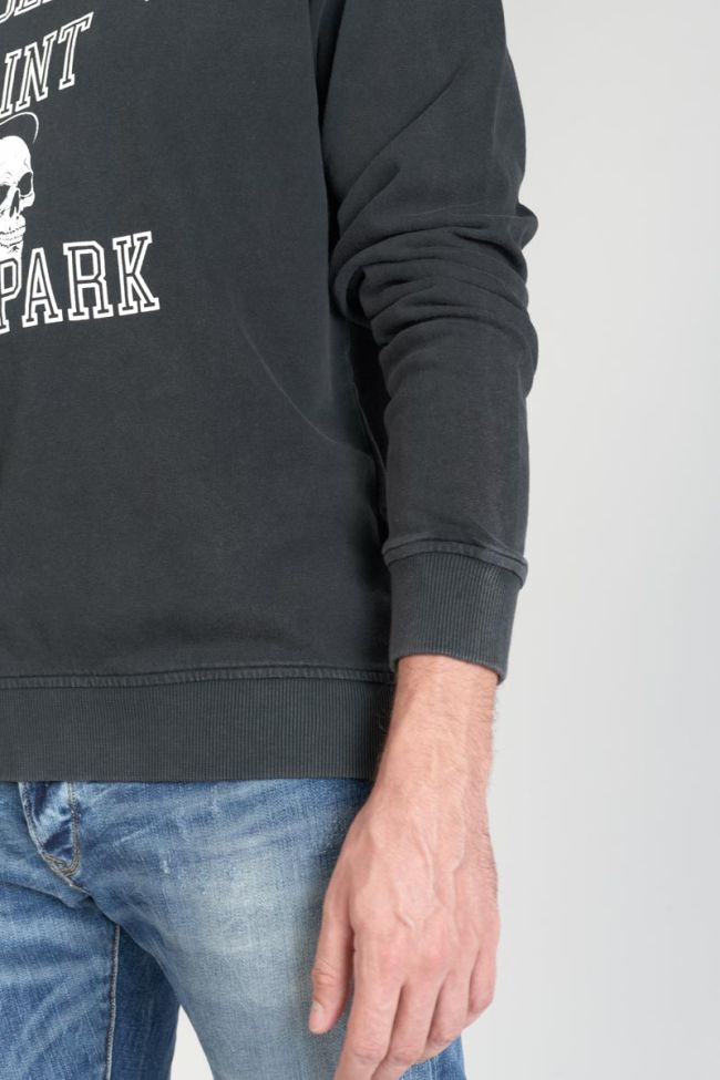 Sweatshirt Tubur in verwaschenem Schwarz