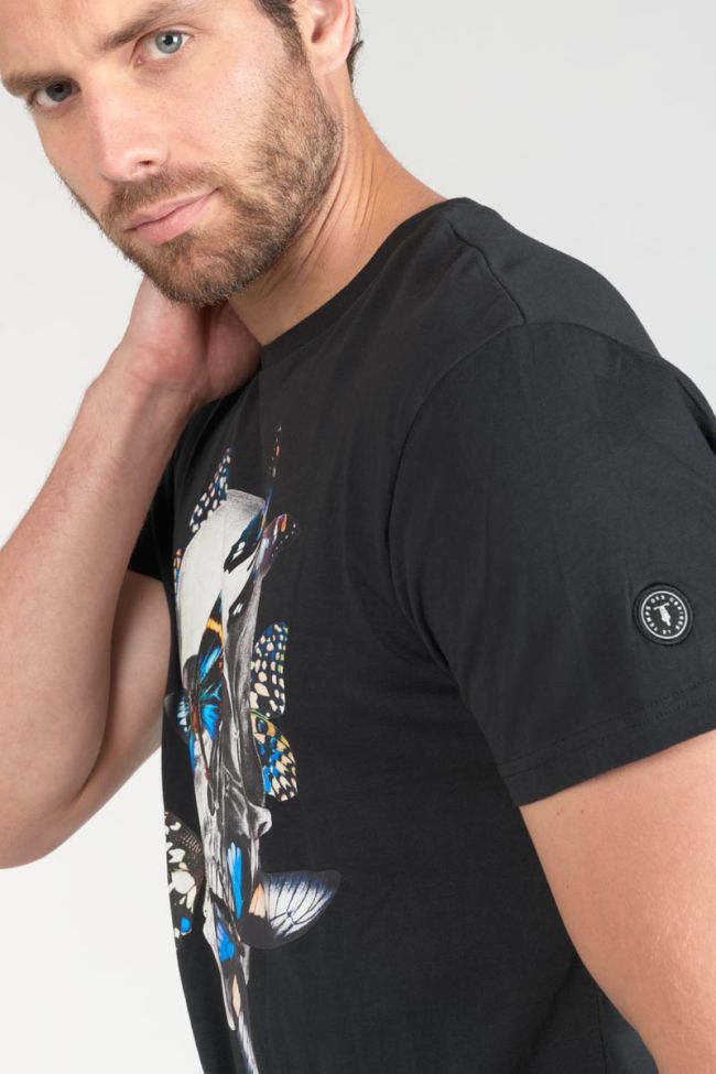 T-Shirt Usma in schwarz