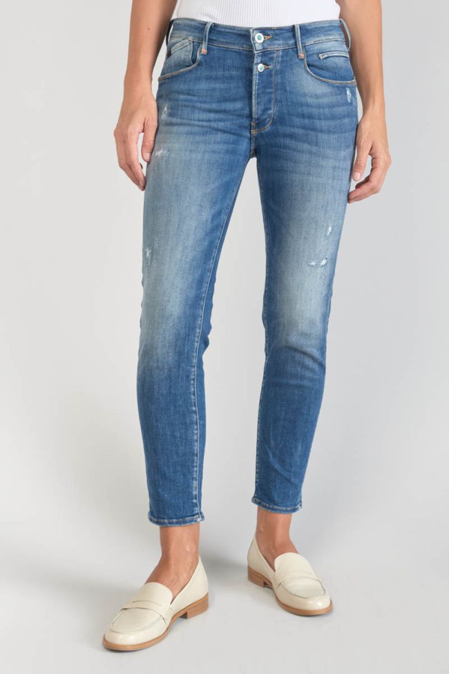 Jeans pulp slim Anil high waist 7/8 destroy blau Nr.3