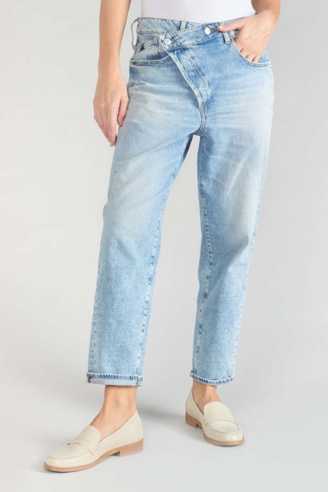 Jeans boyfit Cosy 7/8 destroy blau Nr.5