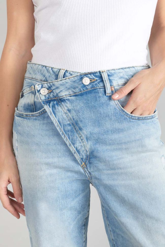 Jeans boyfit Cosy 7/8 destroy blau Nr.5