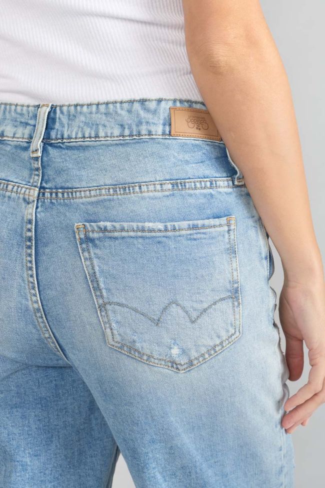 Jeans boyfit Cosy 7/8 destroy blau Nr.5