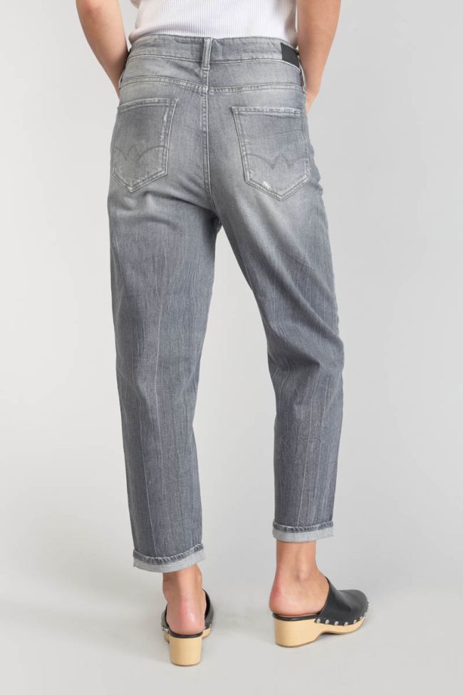 Jeans boyfit Cosy 7/8 destroy grau Nr.3