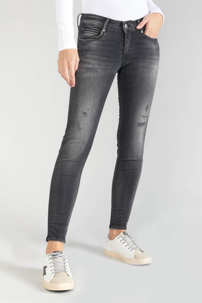 Jeans pulp slim Geos 7/8 destroy schwarz Nr.1