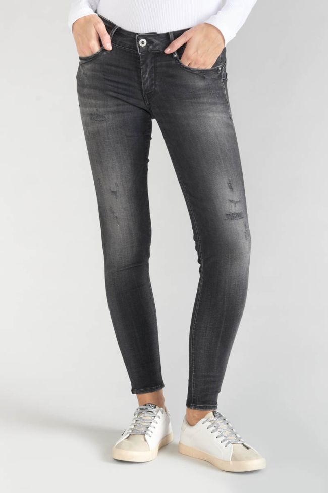 Jeans pulp slim Geos 7/8 destroy schwarz Nr.1