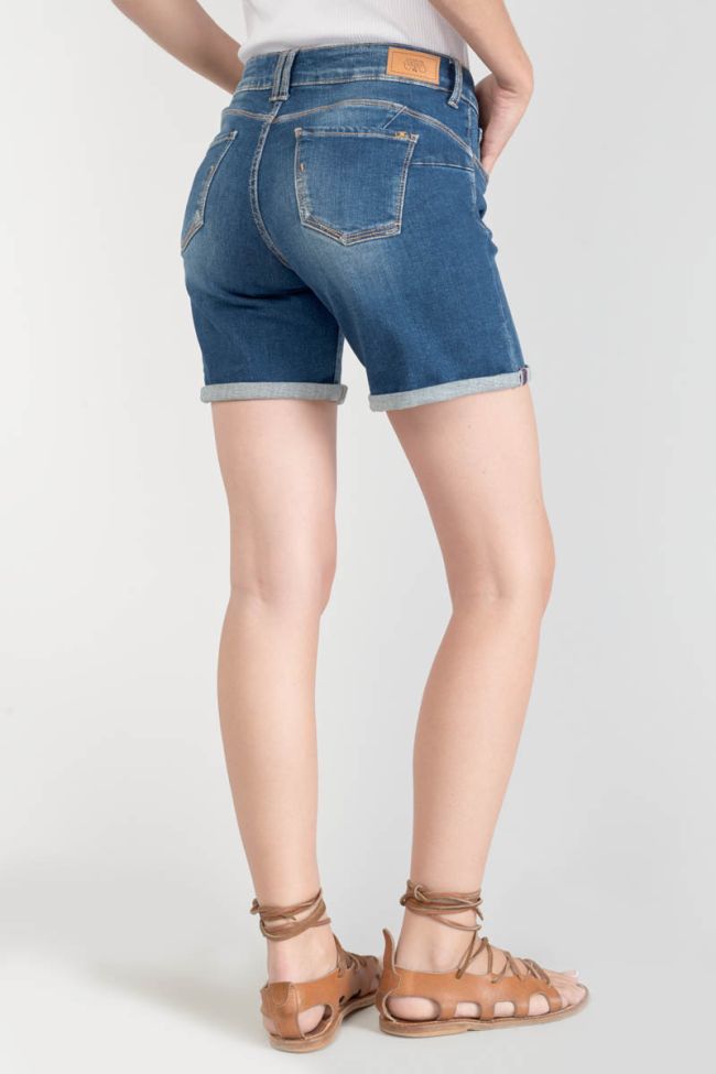 Shorts Paola aus blauem Jeansstoff
