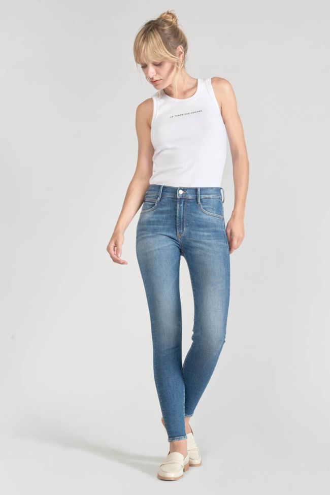 Jeans power skinny high waist 7/8 blau Nr.3