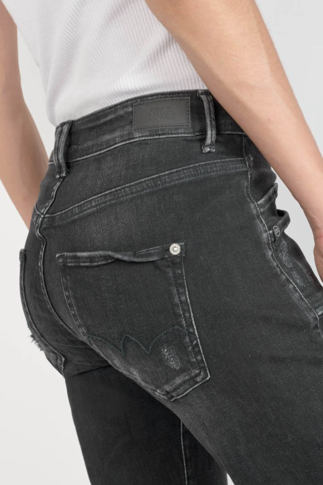 Jeans Pricilia high waist 7/8 destroy schwarz Nr.1