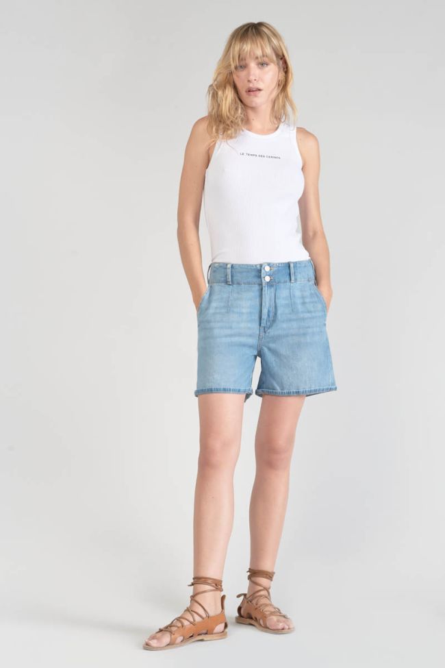 Shorts Sydney aus hellblauem Jeansstoff