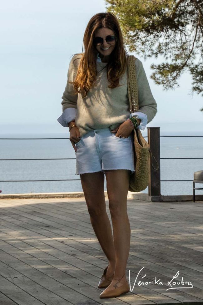 Shorts Veronika in weiß