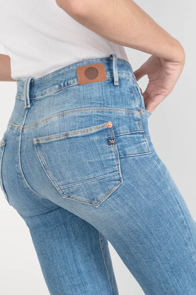 Jeans pulp regular Zep high waist 7/8 destroy blau Nr.4