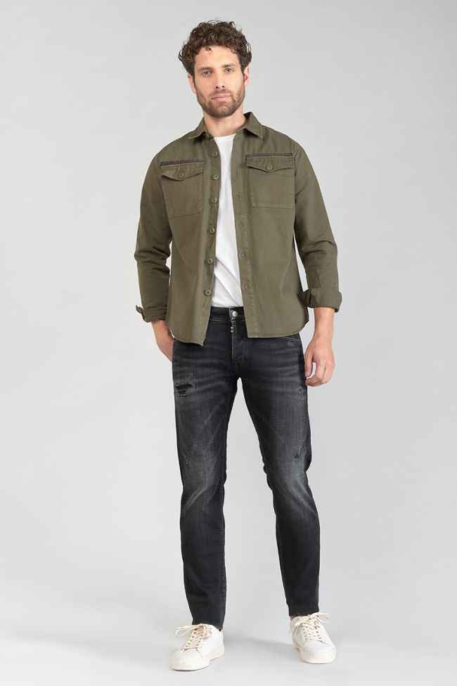 Jeans 700/11 slim Cantini destroy schwarz Nr.1