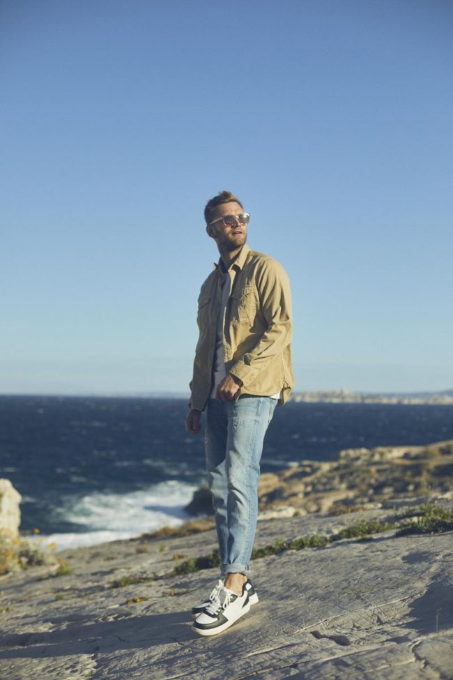 Jeans 700/11 slim Ginier destroy blau Nr.4