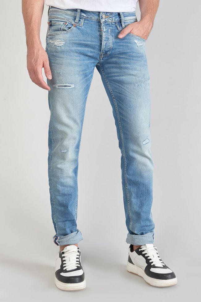 Jeans 700/11 slim Ginier destroy blau Nr.4