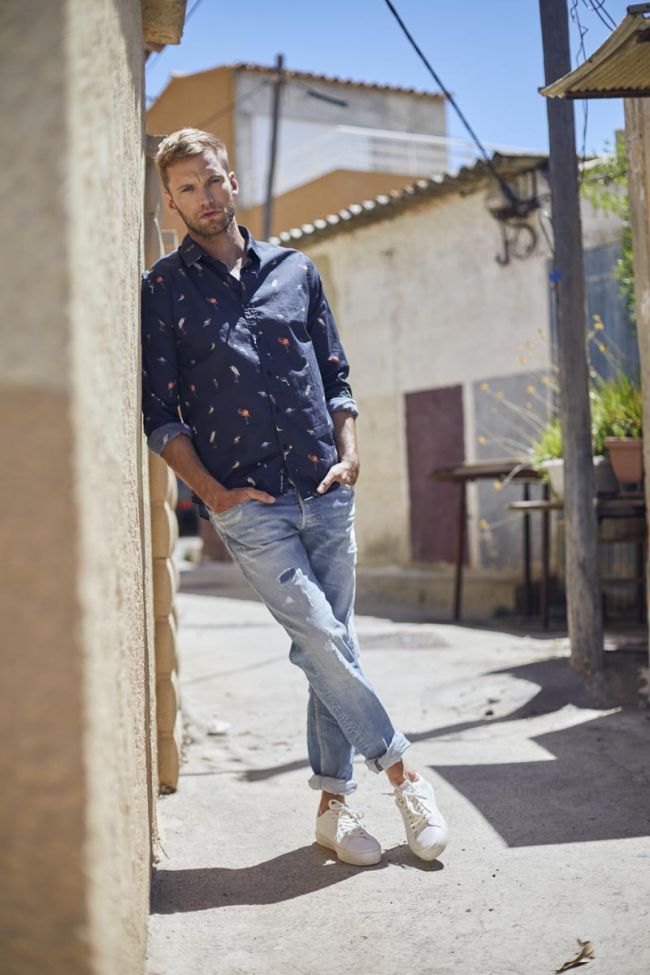 Jeans 700/17 relax Basic destroy blau Nr.5