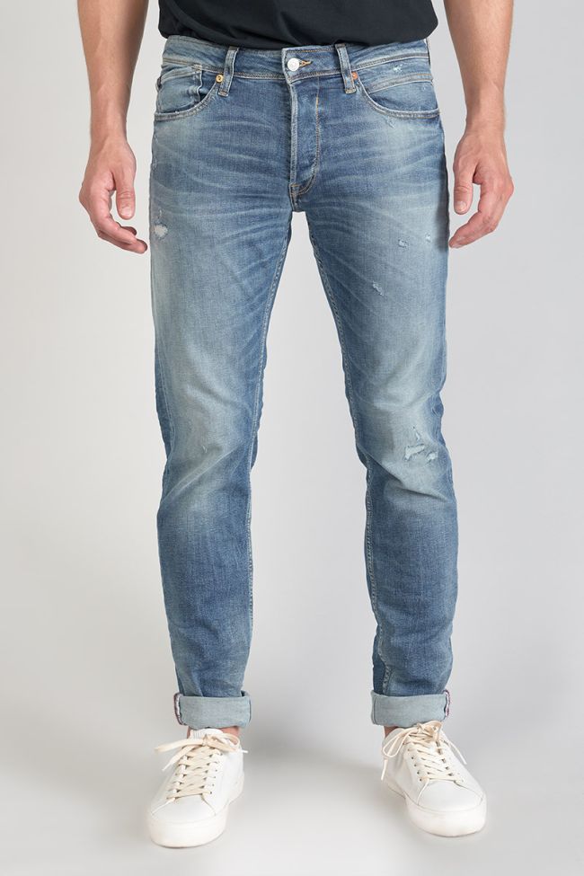 Jeans 700/17 relax Basic destroy blau Nr.3