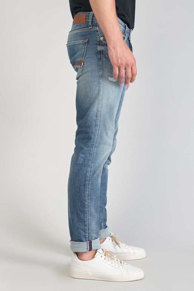 Jeans 700/17 relax Basic destroy blau Nr.3