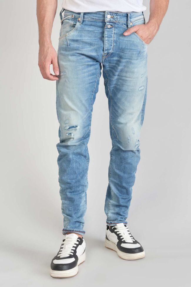 Jeans 900/03 tapered twisted Alost destroy blau Nr.4