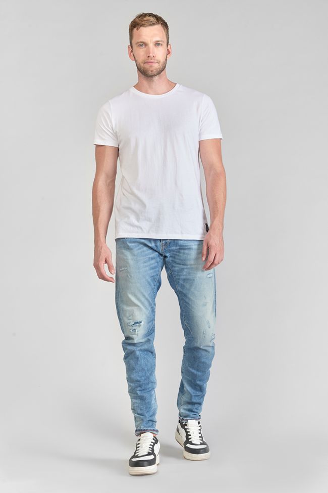 Jeans 900/03 tapered twisted Alost destroy blau Nr.4