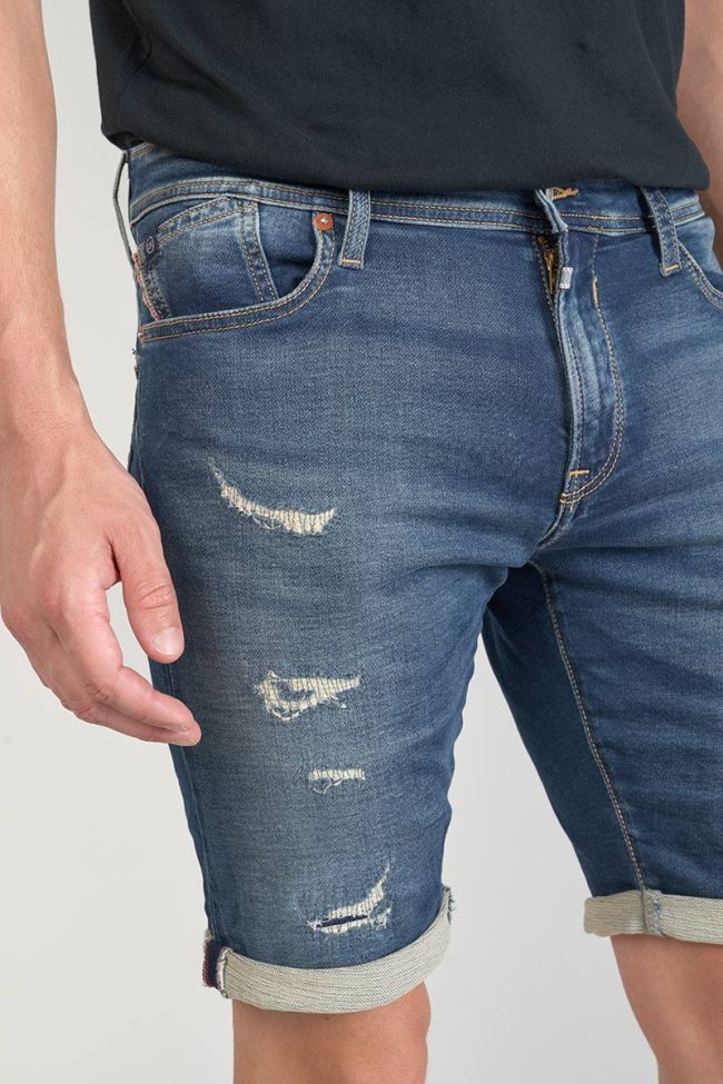 Bermuda Shorts Jogg Oc blau verwaschen destroyed