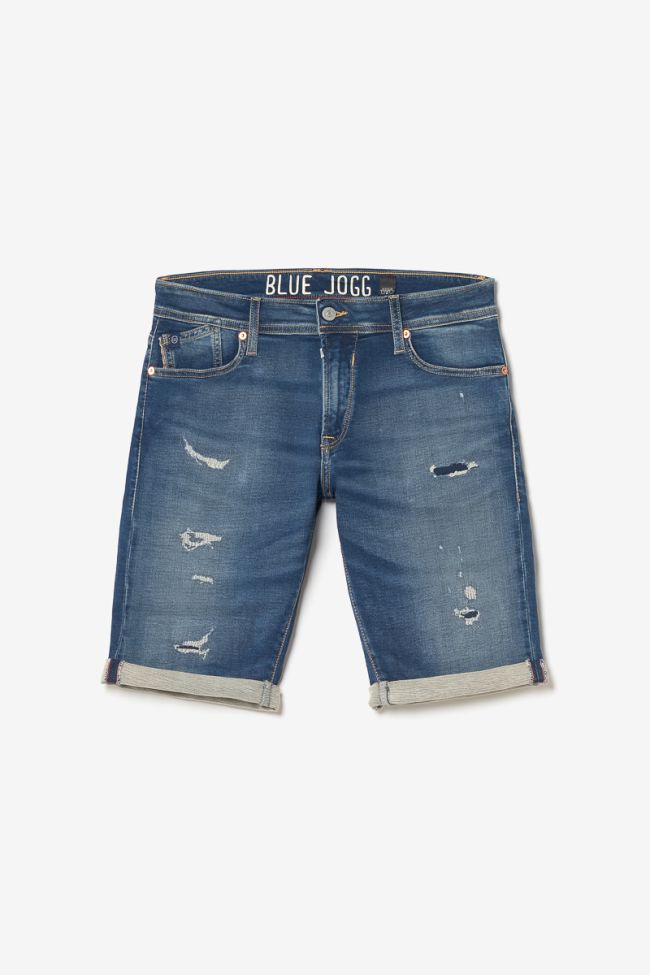 Bermuda Shorts Jogg Oc blau verwaschen destroyed