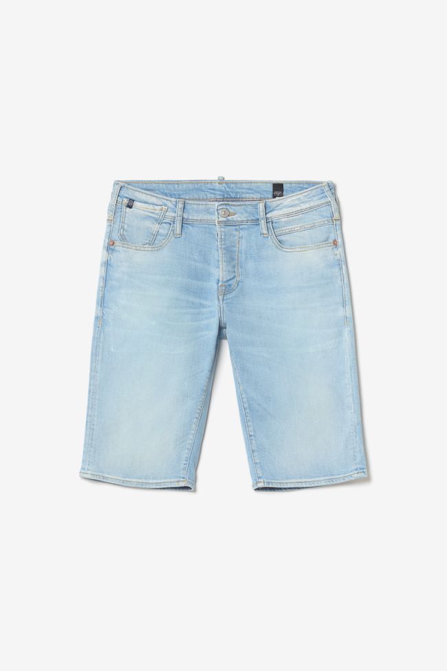 Bermudas Shorts Laredo aus hellblauem verwaschenem Jeansstoff