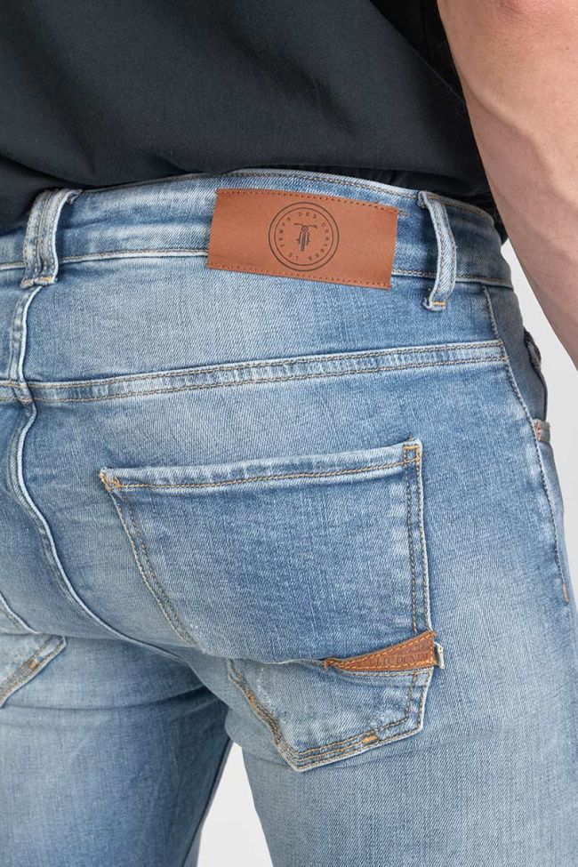 Jeans power skinny 7/8 destroy blau Nr.4