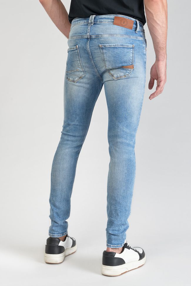 Jeans power skinny 7/8 destroy blau Nr.4