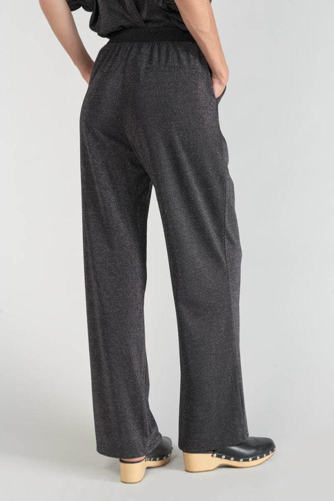 Hose Moretz in schwarz irisierend