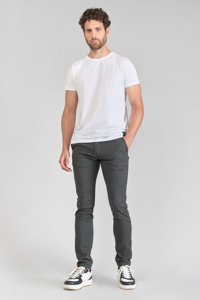 Hose Milo mit grauem Hahnentrittmuster