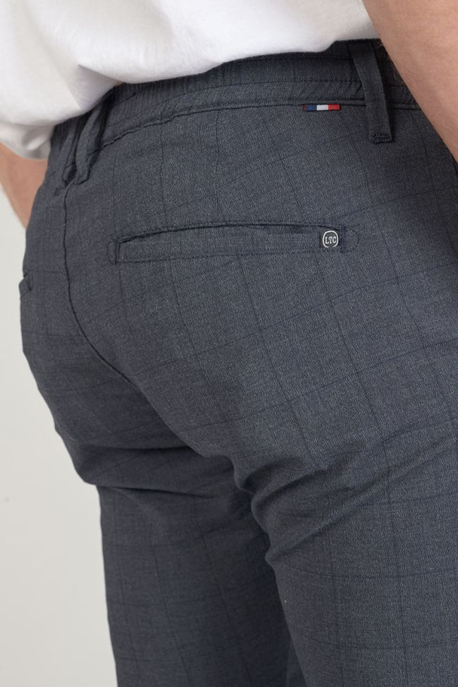 Hose Skunk mit blauem Karomuster