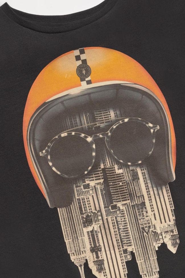 T-shirt Backibo in schwarz