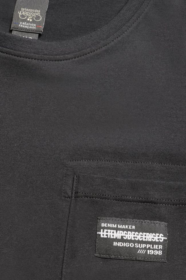 T-shirt Teobo in schwarz