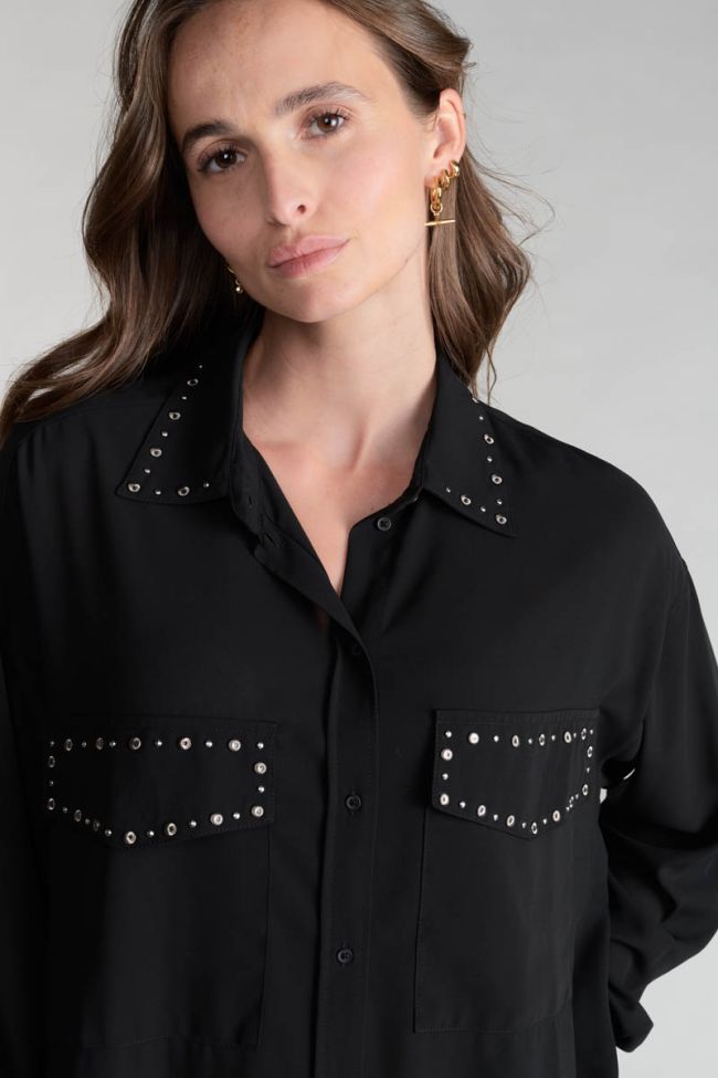 Hemd Alyoz in schwarz