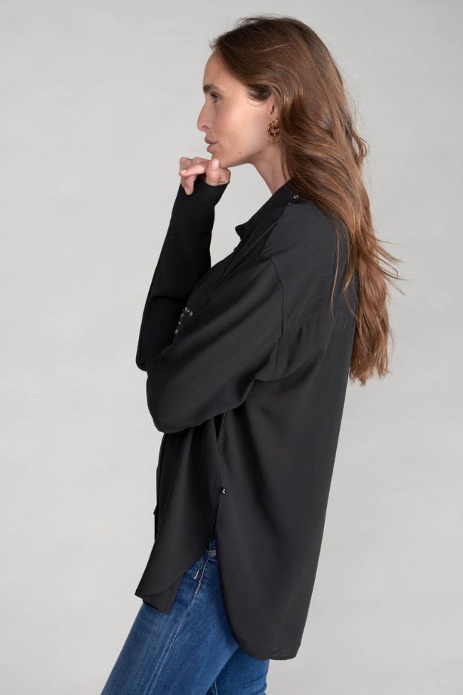 Hemd Alyoz in schwarz