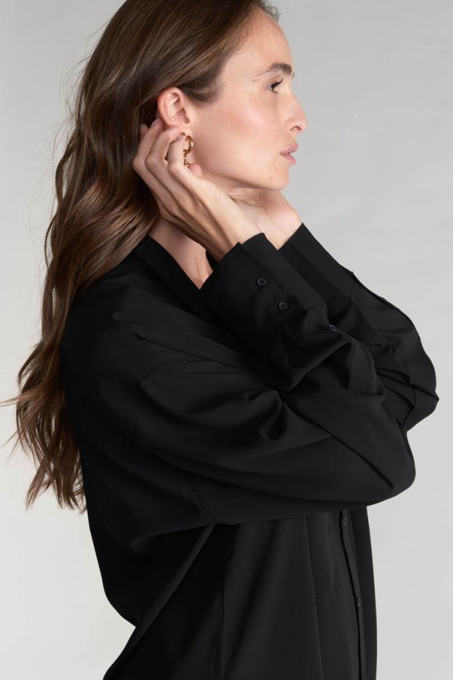 Hemd Alyoz in schwarz