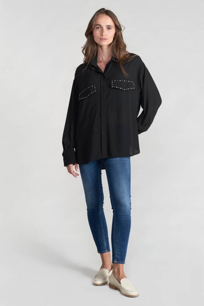 Hemd Alyoz in schwarz