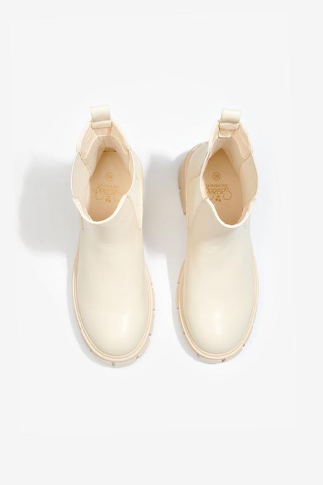 April Stiefeletten in Creme